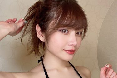 白川のぞみ、普通の水着で普通じゃない破壊力! ビッグ美バスト投稿が大バズリ
