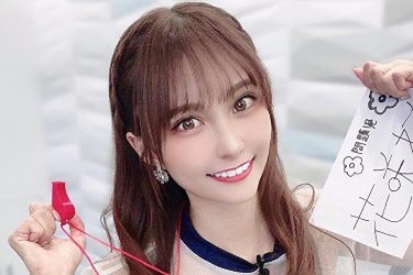 花咲れあ、シースルー体操着で美バスト炸裂