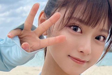 まるぴ、映えまくる鮮烈の美貌