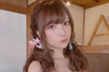 宮本彩希、和柄ビキニで春爛漫