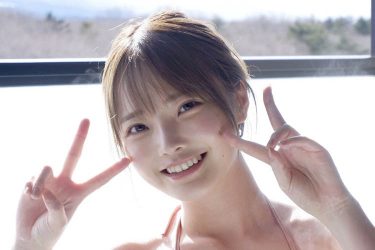 新谷姫加、輝く笑顔と美ボディ