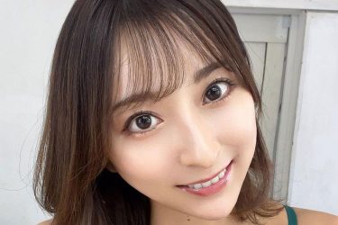 緒方咲、こんもり美谷間で「はじめてみました」
