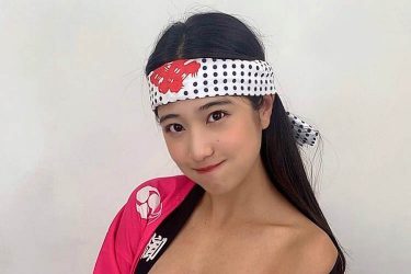 岡本杷奈、刺激的な夏祭り美女