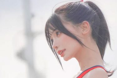 米倉みゆ、スポーティな横顔