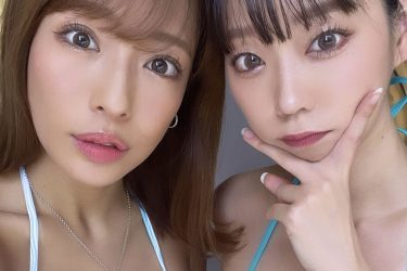 橋本梨菜&青山ひかる、爽やかな美競演