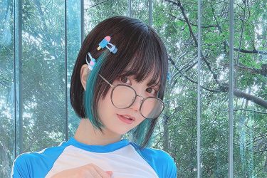 かれしちゃん、体操服の大胆チラリ