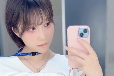 天川星夏、裏垢OL風ランジェリー自撮り