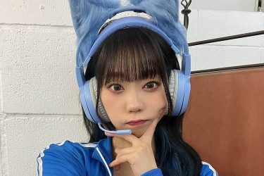 青山ひかる、ジャージ×猫耳×規格外バスト…萌え要素渋滞中