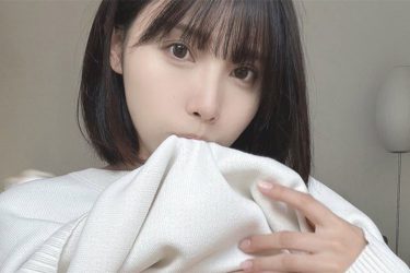 三橋くん、咥えニットでペロン…