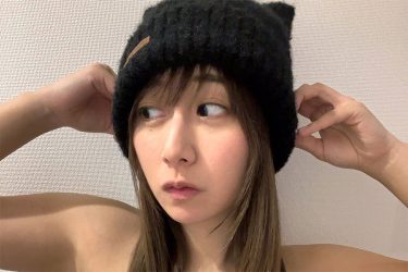 桜井花奈、ニット帽の最強ガール