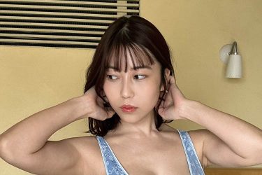 伊織いお、特大バストのスレンダーボディ