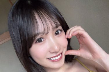 横野すみれ、キュンとする美谷間