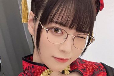 東雲うみ、圧巻ボリューミーのチャイナコス