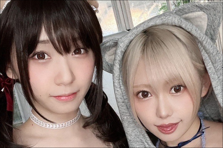 【#伊織もえ #篠崎こころ】最強最高美人姉妹|@iorimoe_five @kokoro777ppの画像1