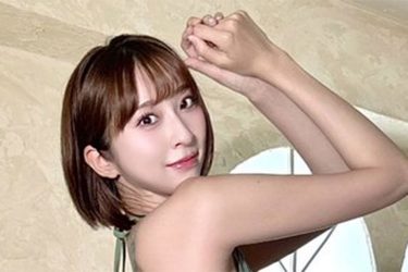 緒方咲、透け曲線美